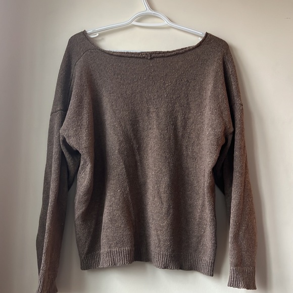 Brown wool sweater - Picture 2 of 2